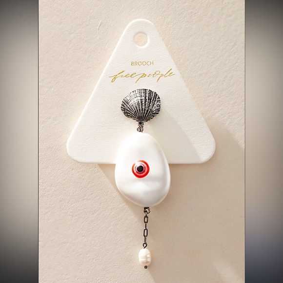 Free People Accessories - Nwt Free People Devard Lila Pin Evil Eye Silver
